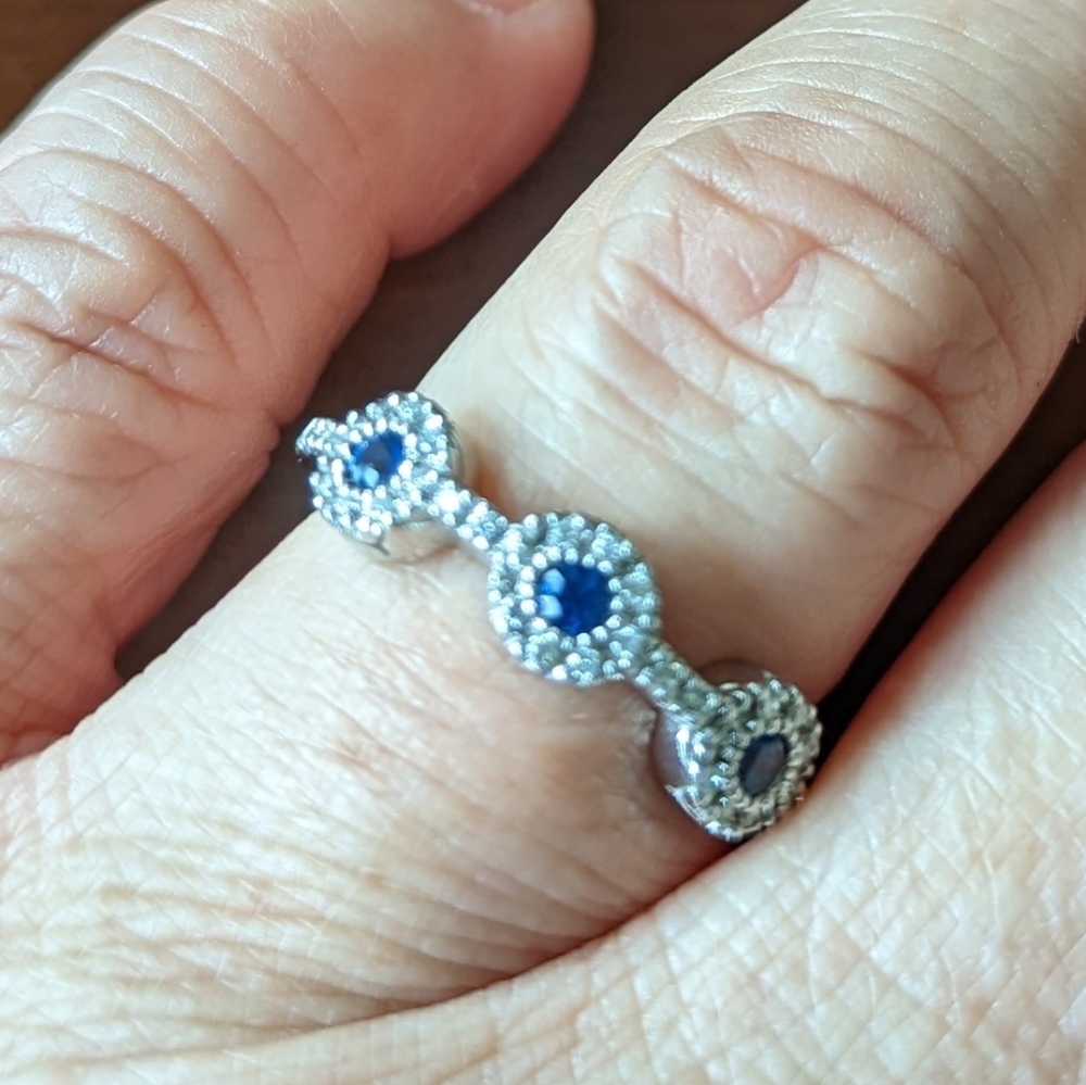 14k white gold ring